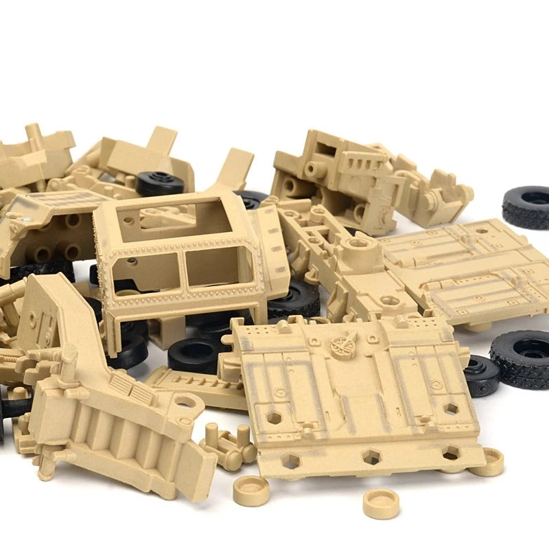 Military Transport Truck Building Block Set
