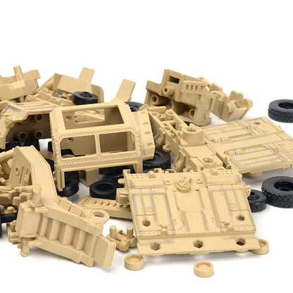 Military Transport Truck Building Block Set