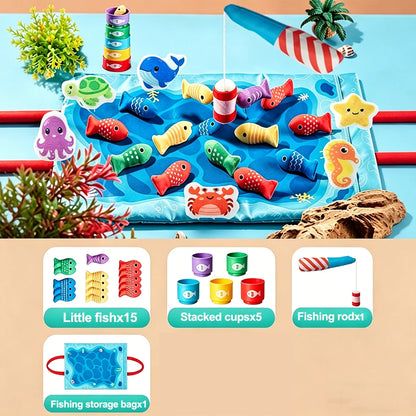 Fabric Fishing Game Set for Kids