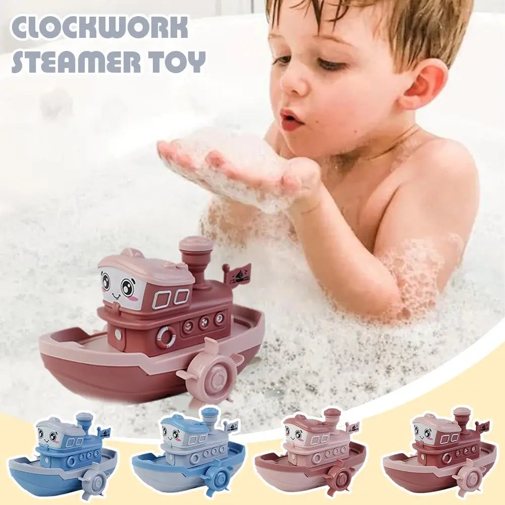 Wind-Up Clockwork Steamer Water Toy