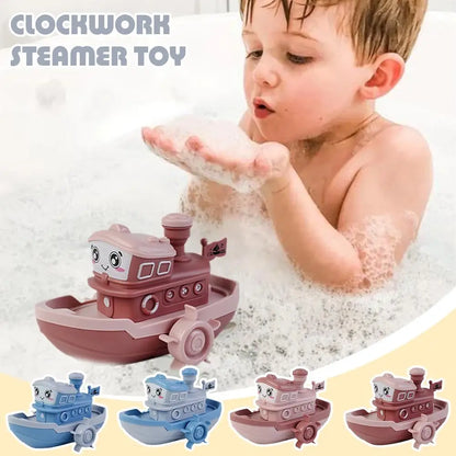 Wind-Up Clockwork Steamer Water Toy