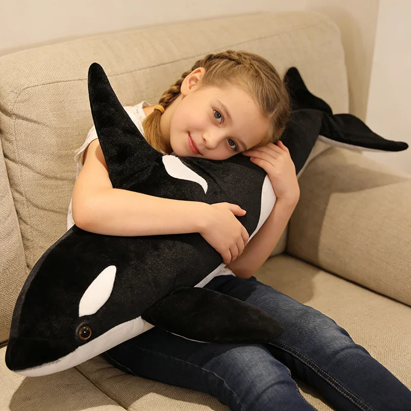 Lifelike Orca Stuffed Plush Toy