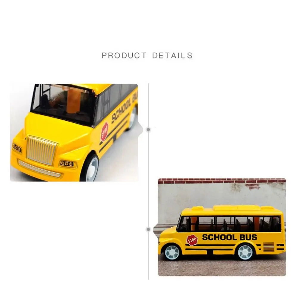 Pull Back Bus Model Toy for Kids