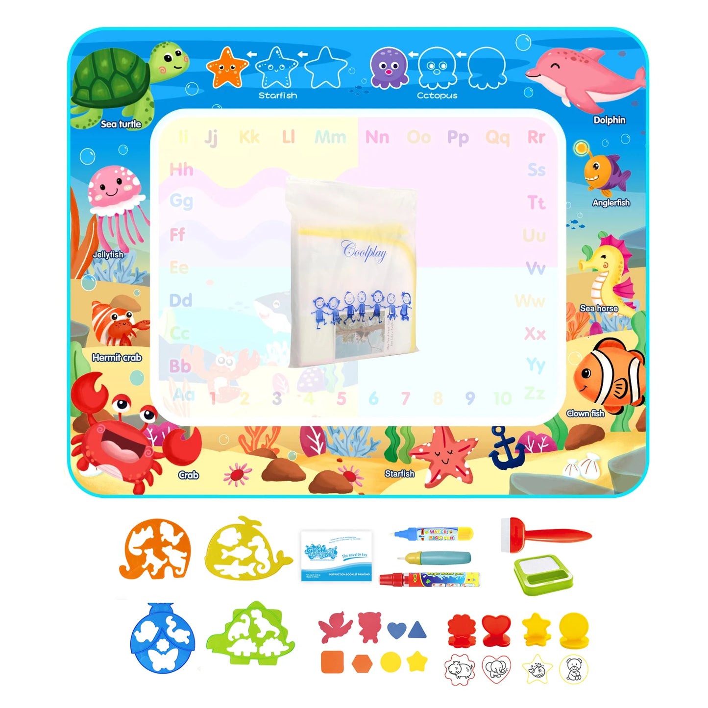 Reusable Magic Water Drawing Mat for Kids