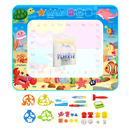 Reusable Magic Water Drawing Mat for Kids