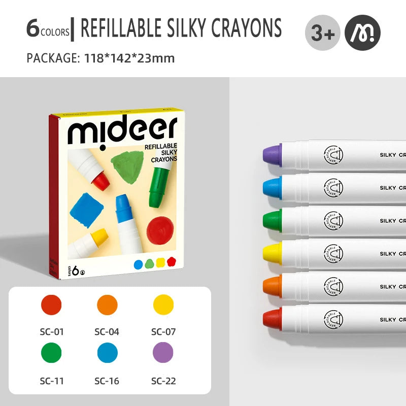 Washable Crayon Set for Kids – 6 to 36 Colors