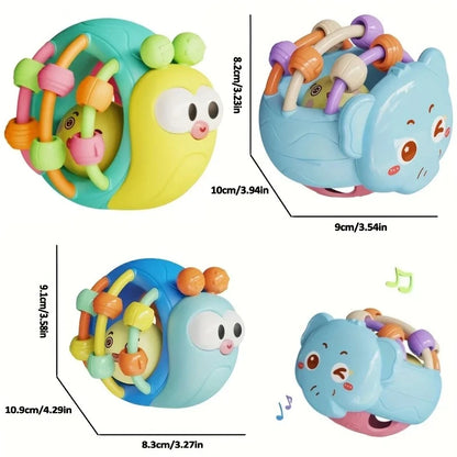 Baby Grasp Ball Rattle Sensory Toy