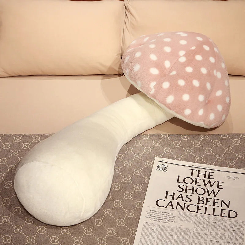 Large Mushroom Plush Pillow