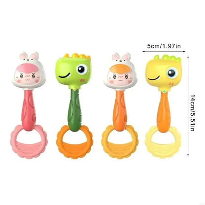 Animal Handheld Baby Rattle Sensory Toy