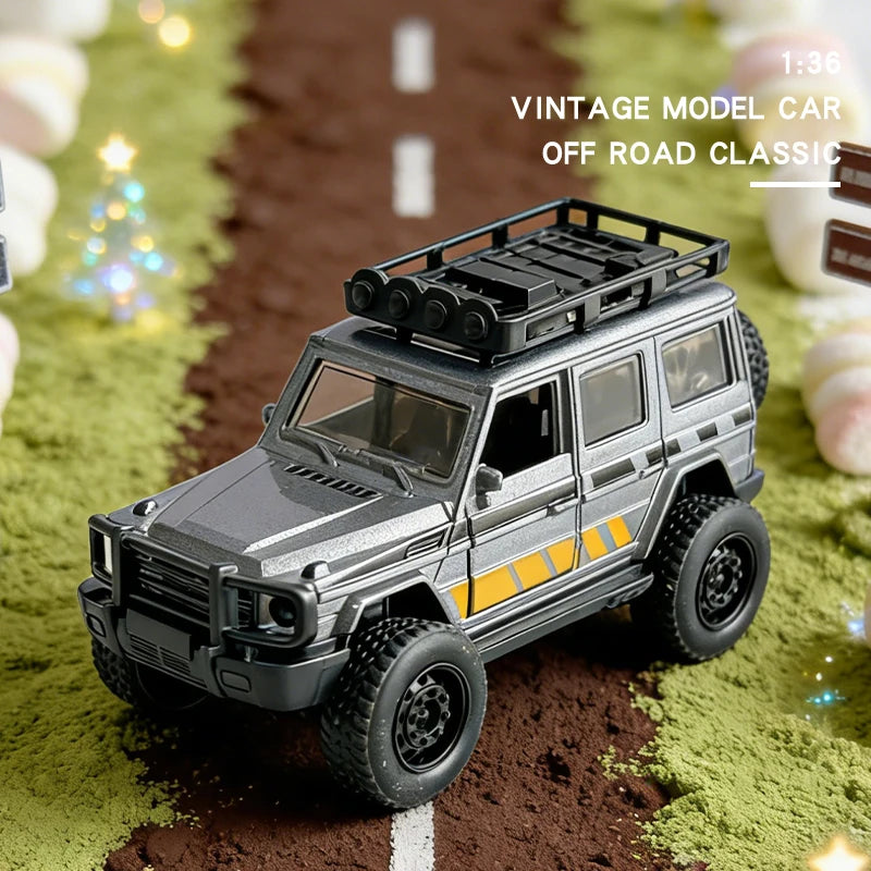 Vintage Off Road Pull Back Toy Car