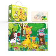 24-Piece Portable Puzzle Set for Kids