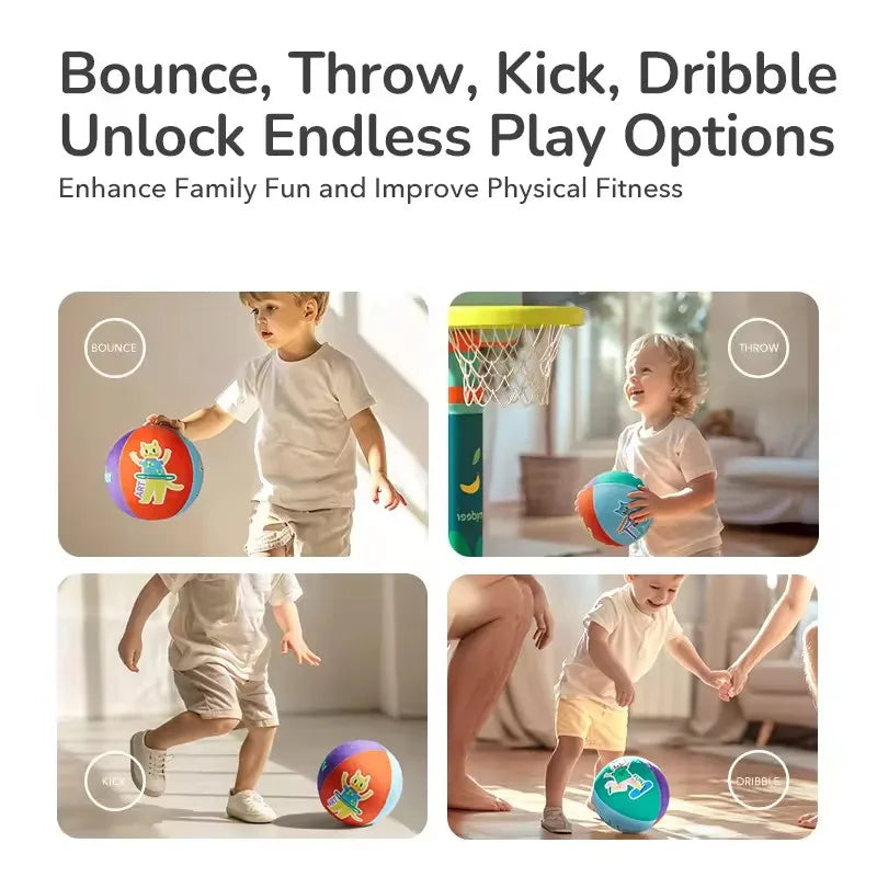 Soft Indoor Bouncy Ball for Kids 18 Months Plus