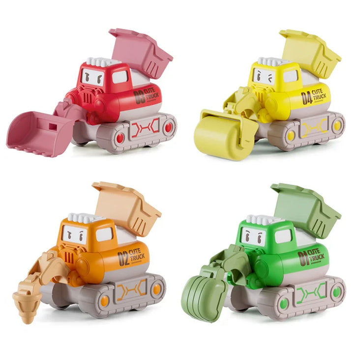 Cartoon Construction Vehicle Toy for Kids