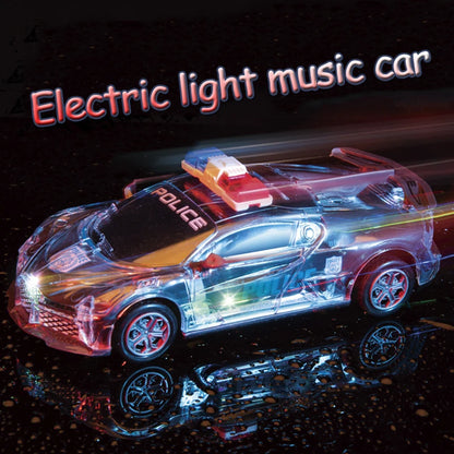 Light Up Music Toy Car with Universal Wheel