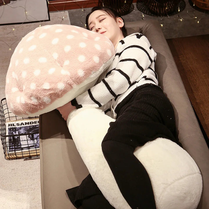 Large Mushroom Plush Pillow