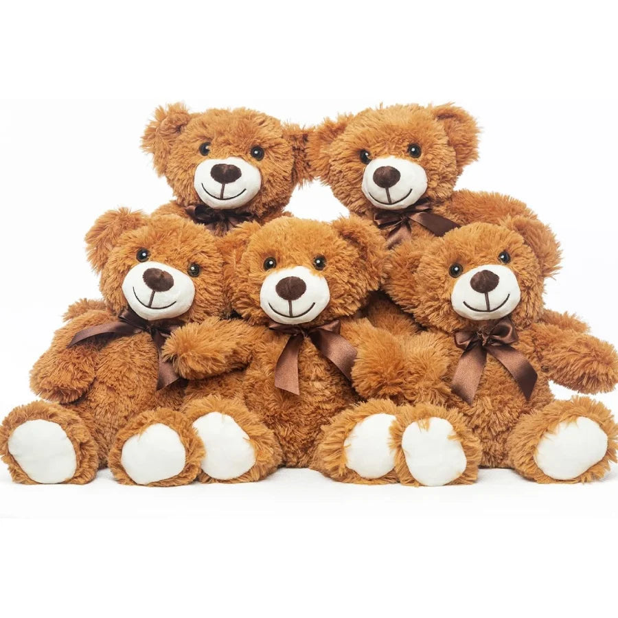 5 Piece Teddy Bear Plush Set