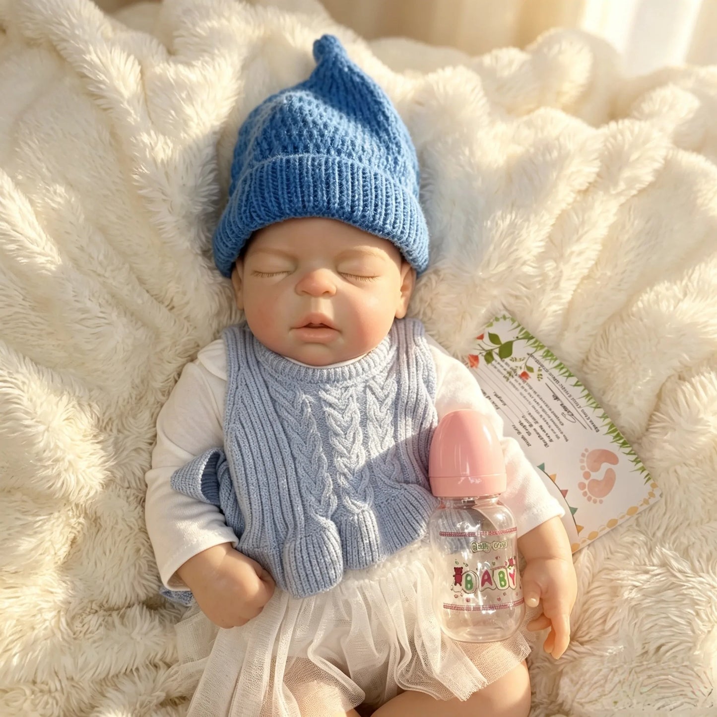 22 Inch Full Silicone Reborn Baby Girl Doll
