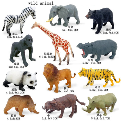 12 Piece Animal Figure Set