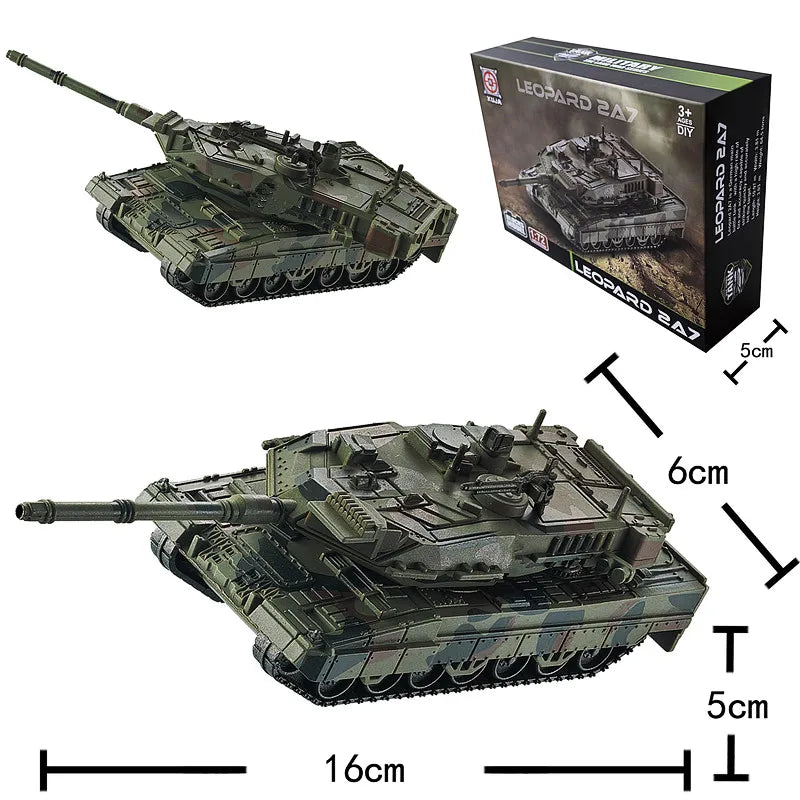 Leopard 2 Main Battle Tank Building Block Model