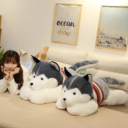 Large Husky Stuffed Plush Toy