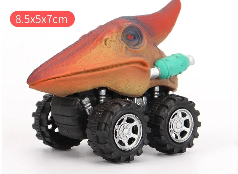 Dinosaur Pull Back Car Toy Set for Kids
