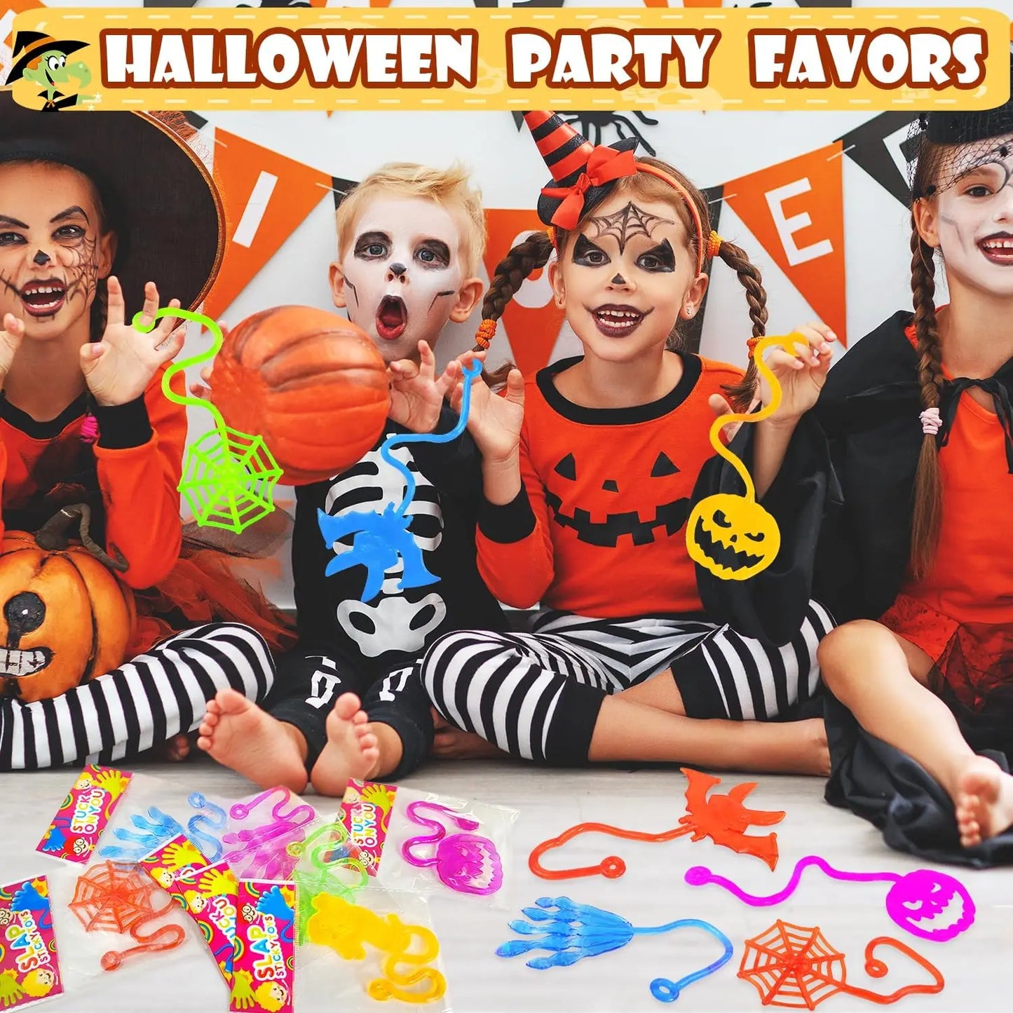 Halloween Stretchy Sticky Fidget Toy Set