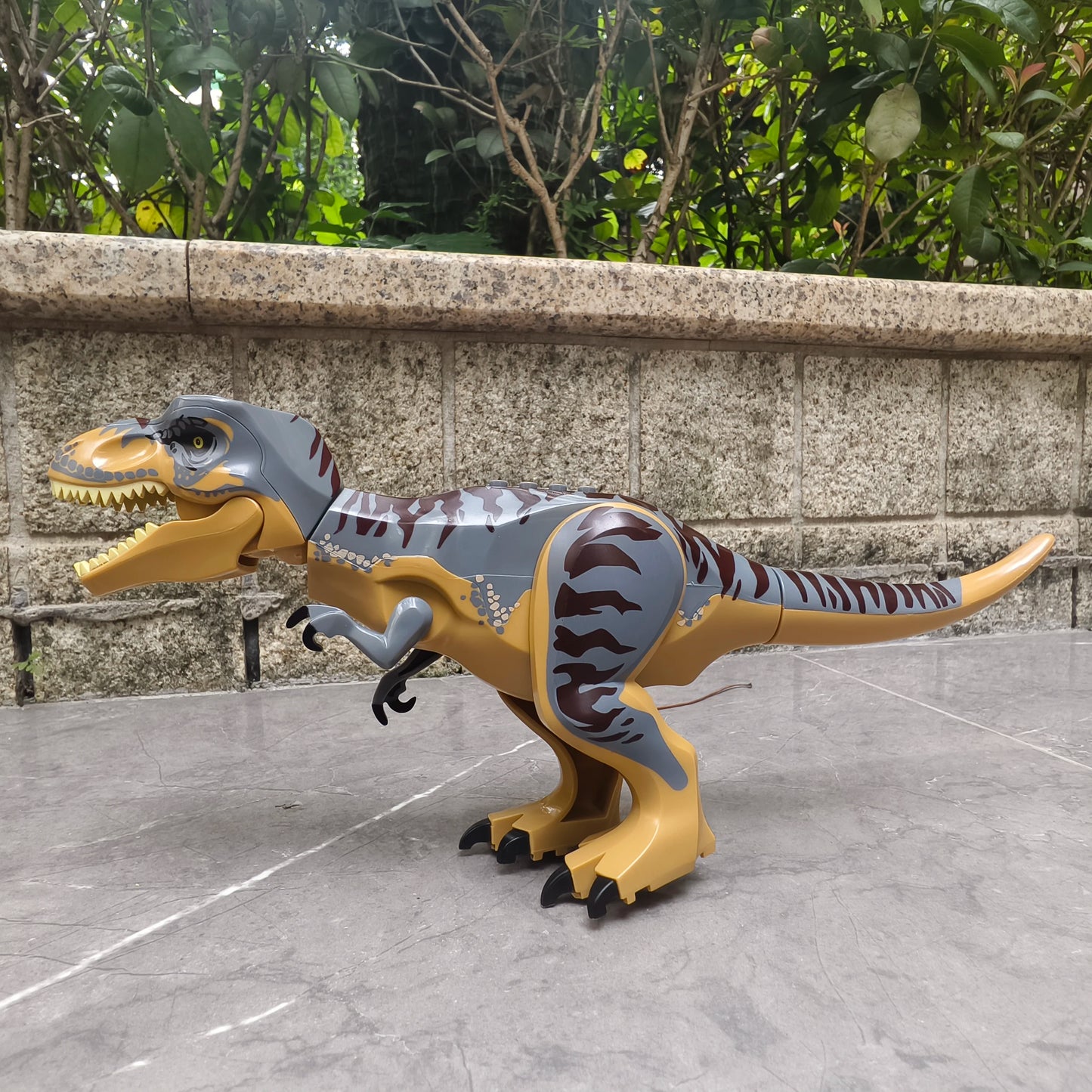 T Rex and Pterosaur Dinosaur Building Block Set