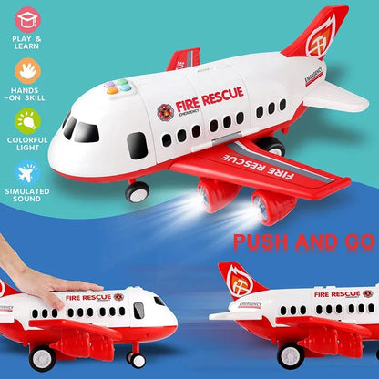 Large Airplane Carrier Toy with Mini Vehicles