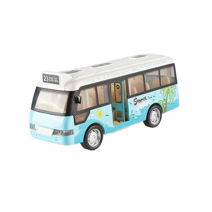 City Bus Toy with Sound Lights and Opening Doors