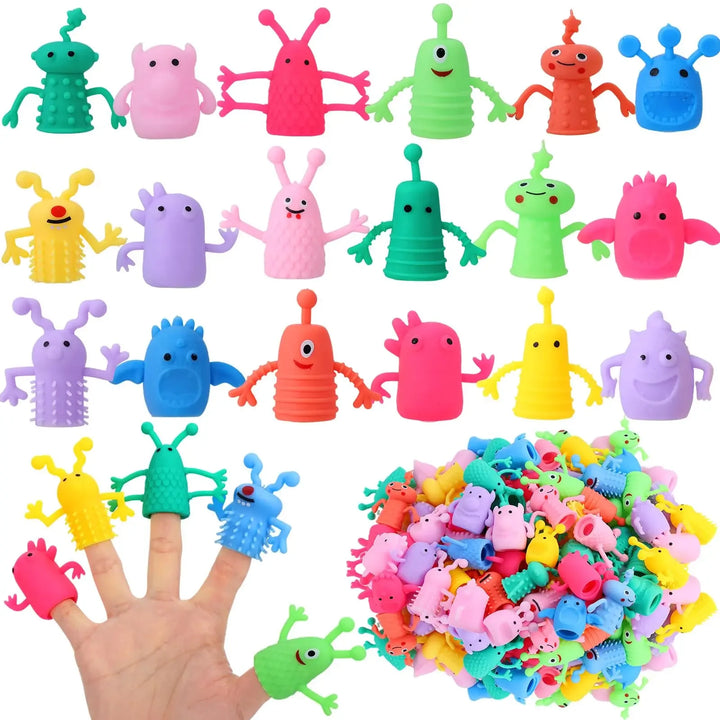 Stretchy Monster Finger Fidget Toy Set