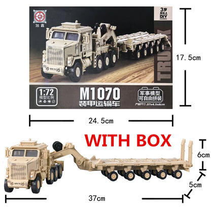 Military Transport Truck Building Block Set
