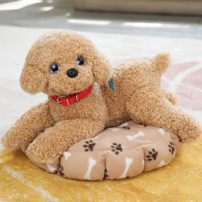 Realistic Puppy Stuffed Plush Toy