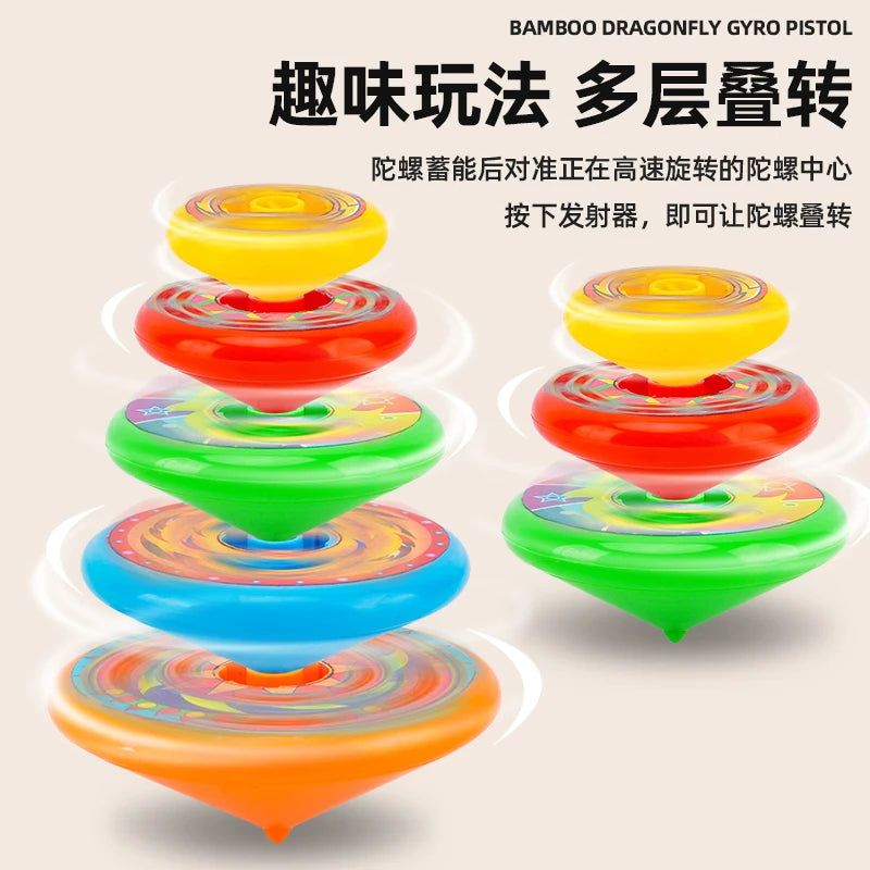 Five Layer Stacking Spinning Top Toy for Kids