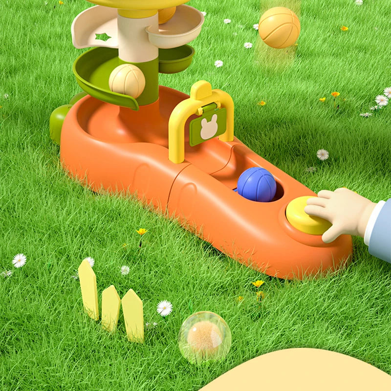 Animal Rolling Ball Drop Tower for Toddlers