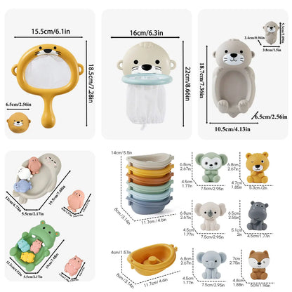 Animal Bath Activity Toy Set for Kids