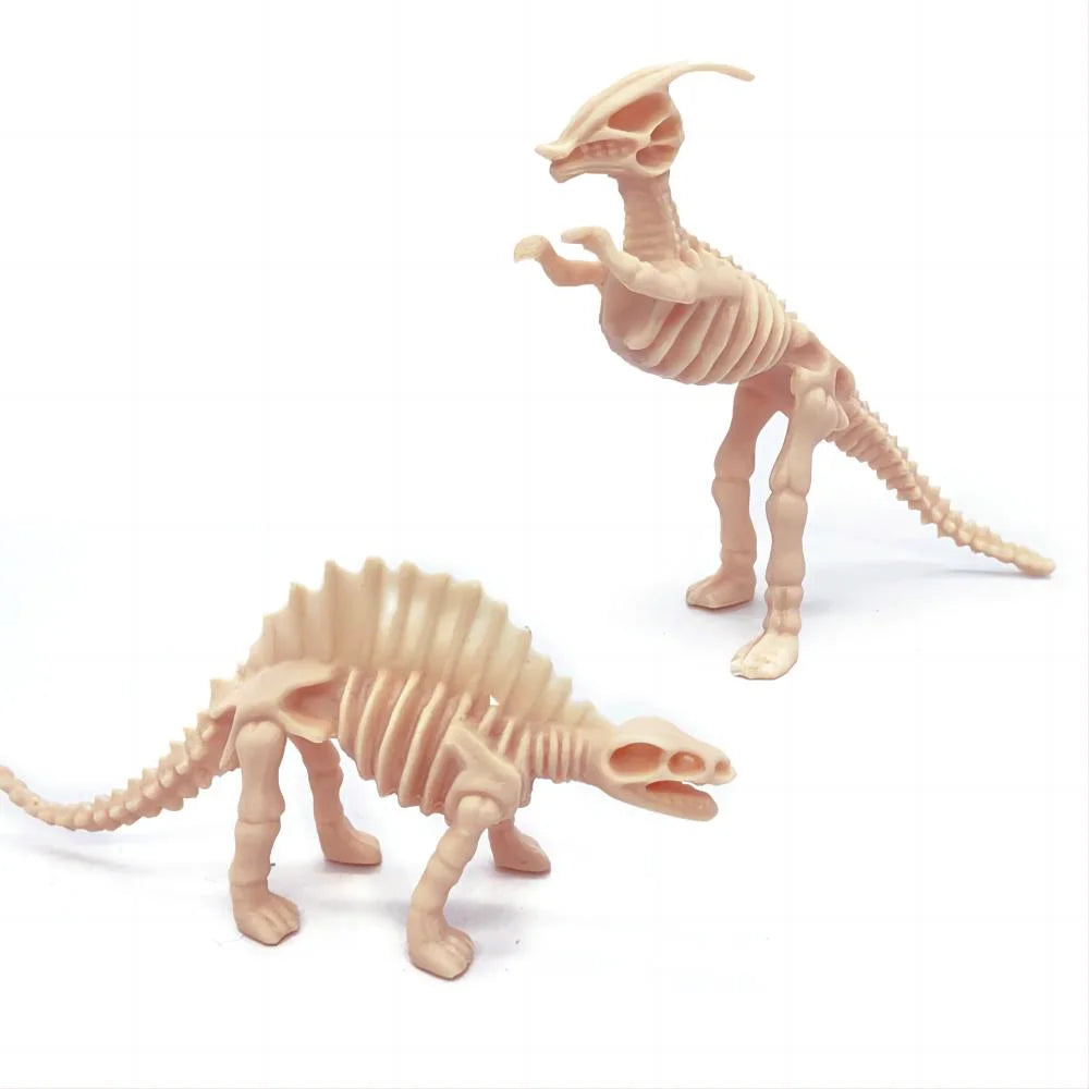 12 Piece Dinosaur Skeleton Figure Set