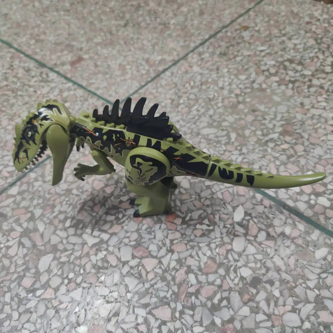 Predatory Dinosaur Building Block Model