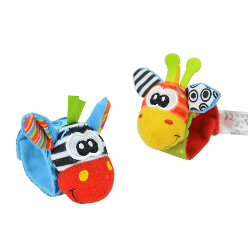 Baby Wrist and Foot Rattle Toy Set