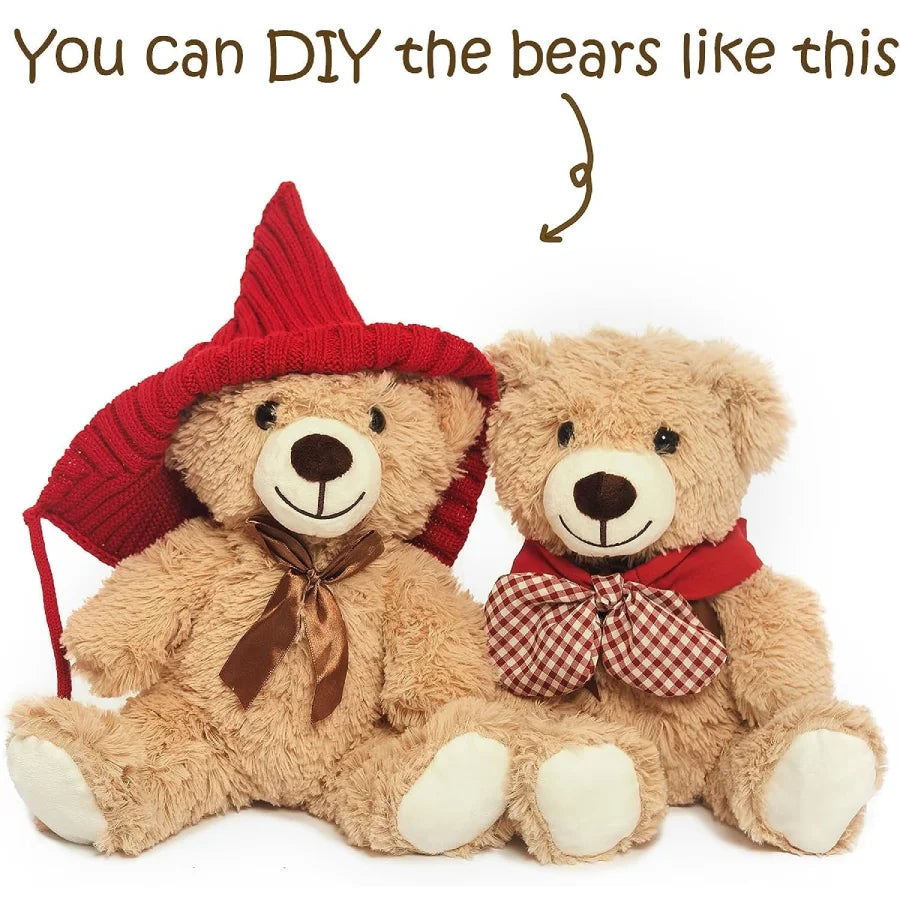 5 Piece Teddy Bear Plush Set