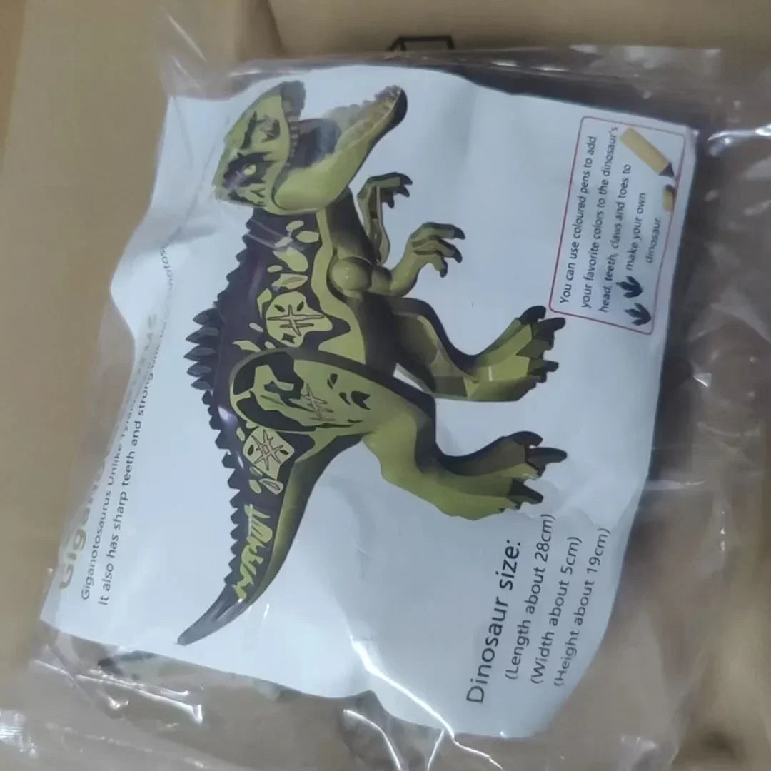 Giganotosaurus Dinosaur Building Block Model for Kids