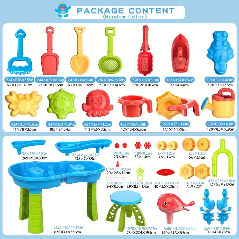 Kids Sand and Water Activity Table