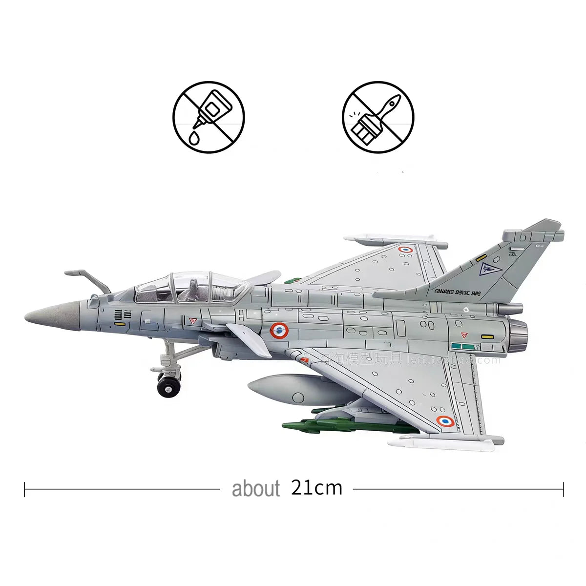 1:72 Scale Military Fighter Jet Model