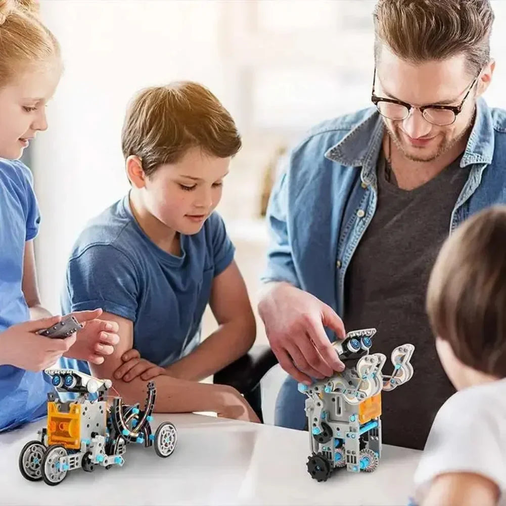 Solar-Powered STEM Robot Building Kit for Ages 14+
