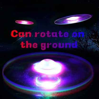 Luminous Pull String Flying Saucer Toy Set