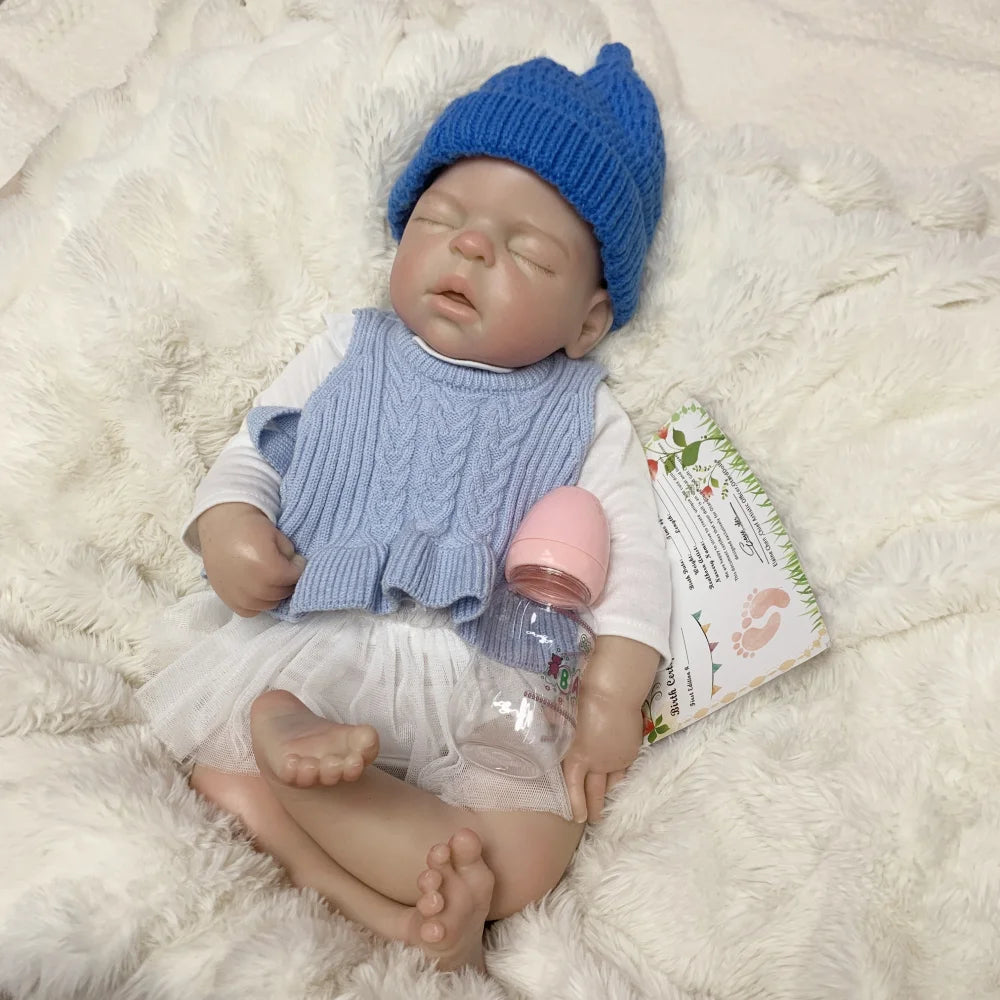 22 Inch Full Silicone Reborn Baby Girl Doll