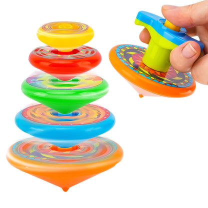 Five Layer Stacking Spinning Top Toy for Kids