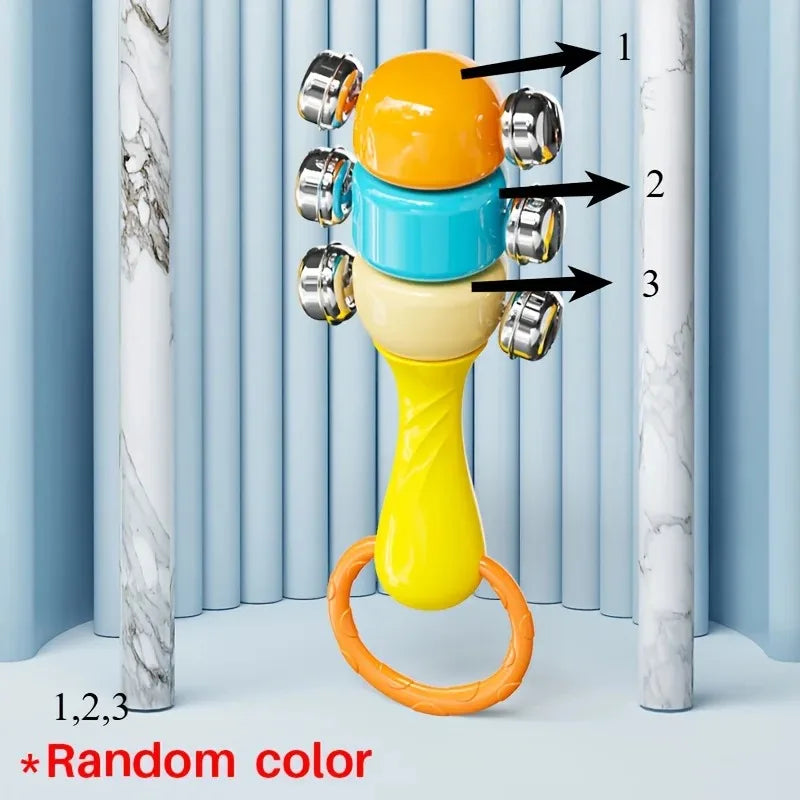 Baby Hand Bell Rattle Sensory Toy