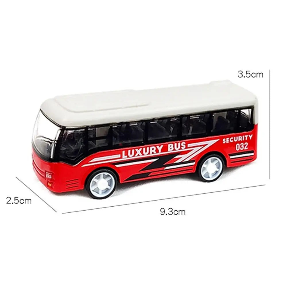 Pull Back Bus Model Toy for Kids