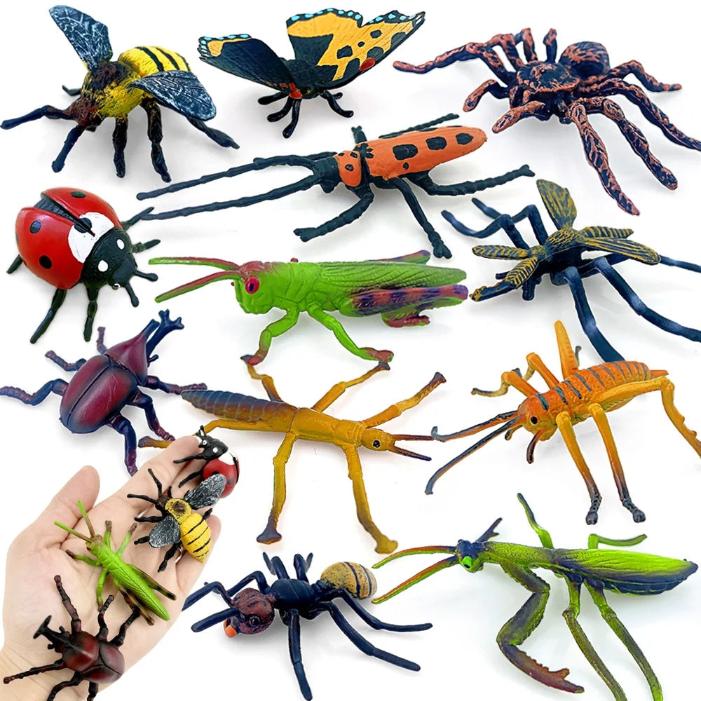 Realistic Insect Animal Figure Set