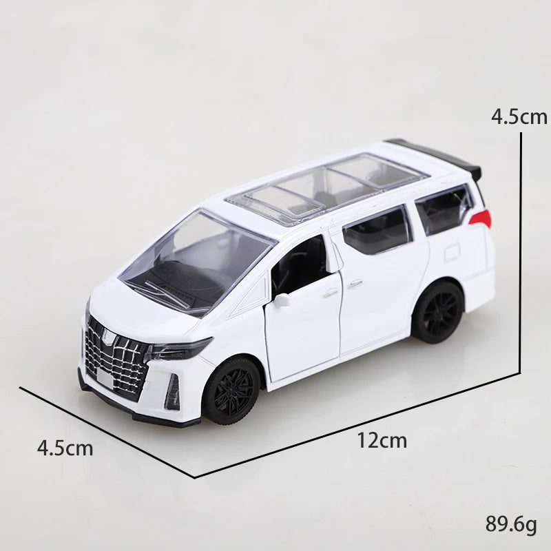 Die Cast Pull Back Minivan Toy